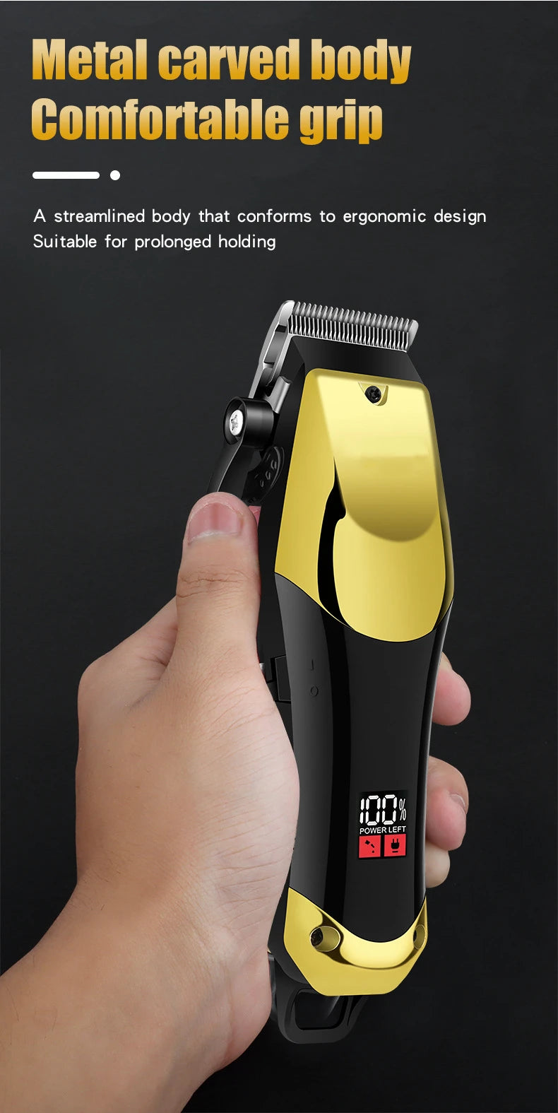 USB Rechargeable Hair Clippers for Men! 💇‍♂️🔌✂️