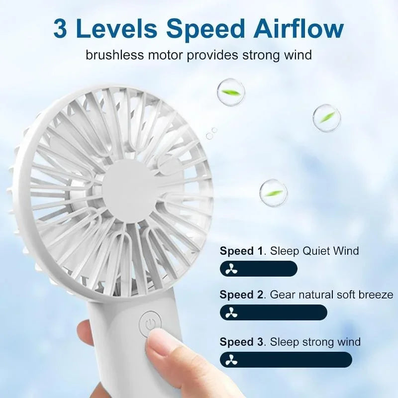 Hand-Held Portable Mini USB Fan! 🧣🌬️🌀🔋