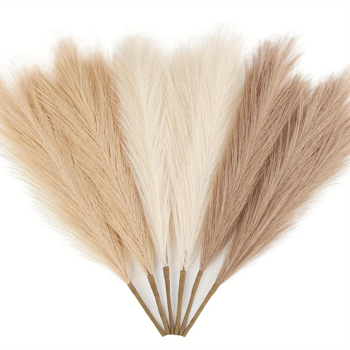 Pampas Grass Decoration Flowers Artificial 6PCS! 🏡🌾🎍