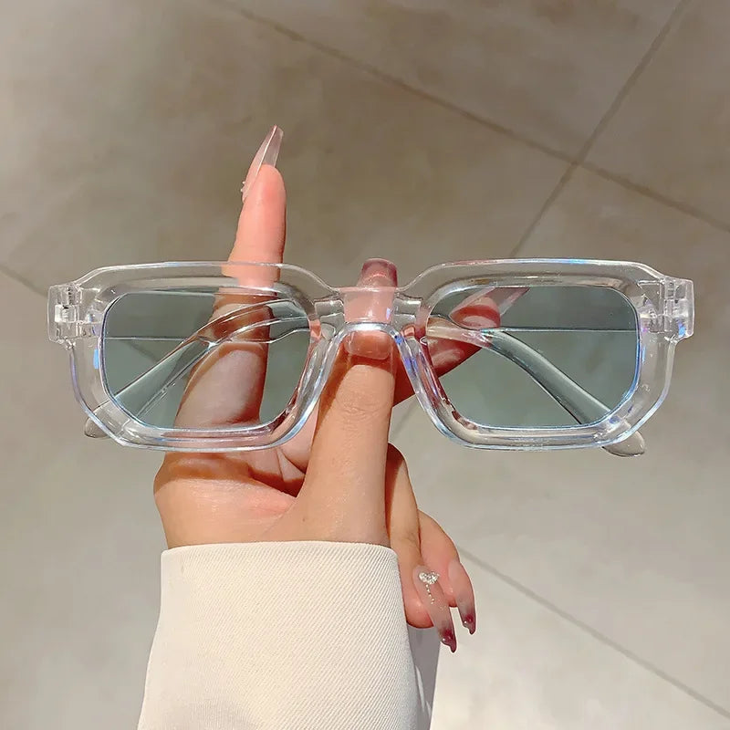 Men and Women Vintage Rectangle Frame Sunglasses! 👓🕶️🌞