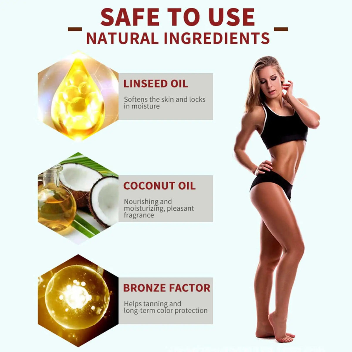 Self-tanning Body Bronzer Oil! 🧴🏖️🌞