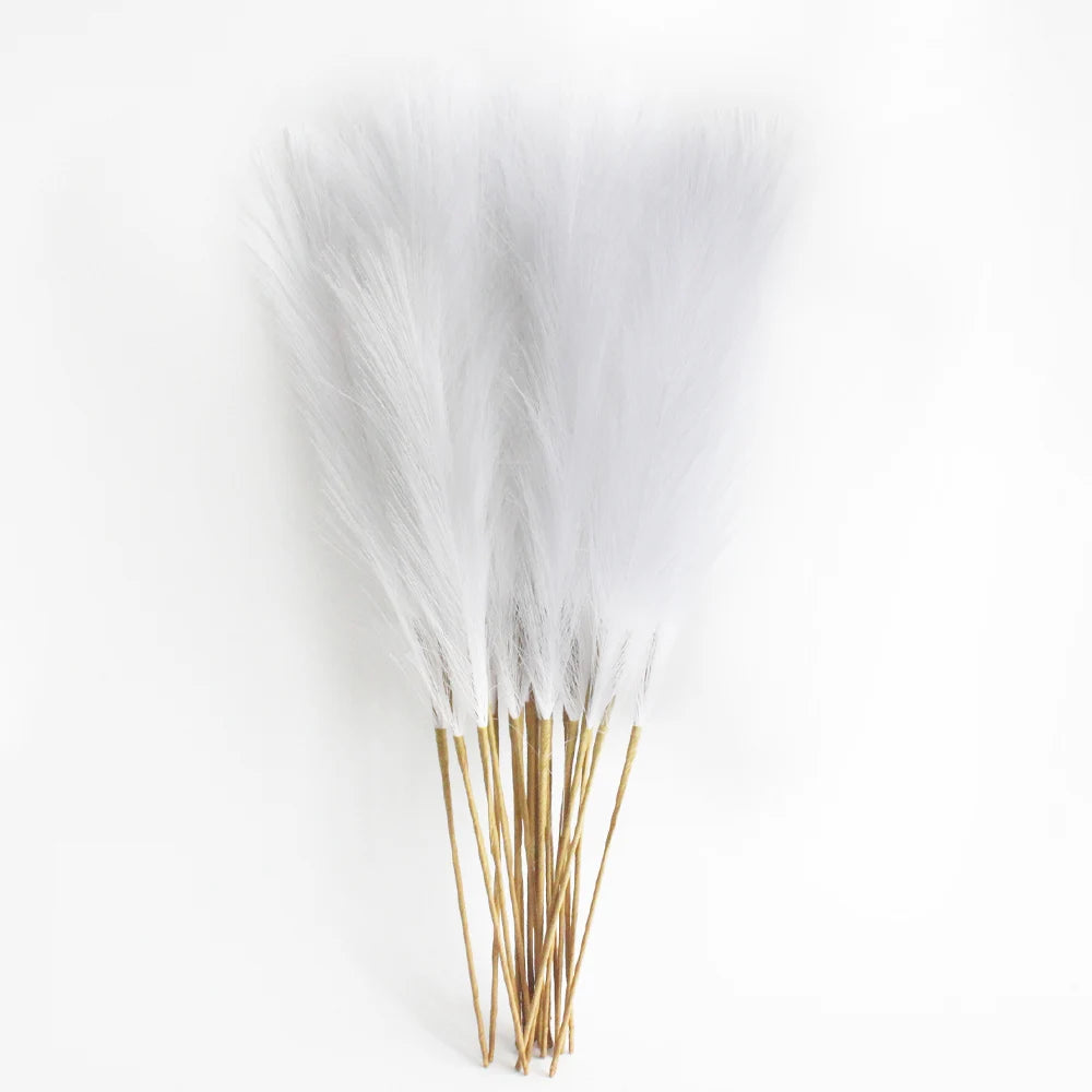 Pampas Grass Decoration Flowers Artificial 6PCS! 🏡🌾🎍