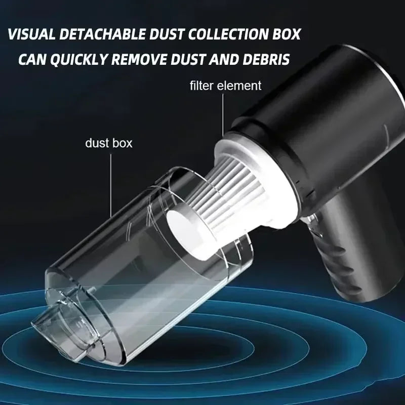 Portable Car Vacuum – Wireless & Compact! 🚗🔋💨✨