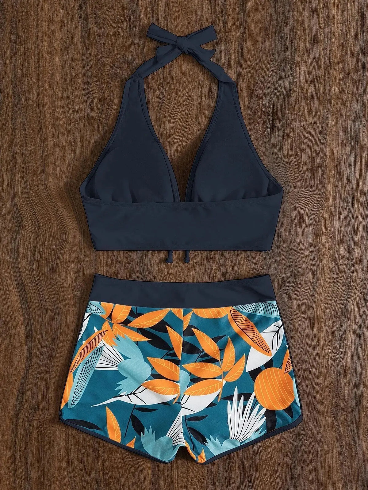 Halter High Waist Swimwear Bikini Set! 👙☀️🏖️🌊