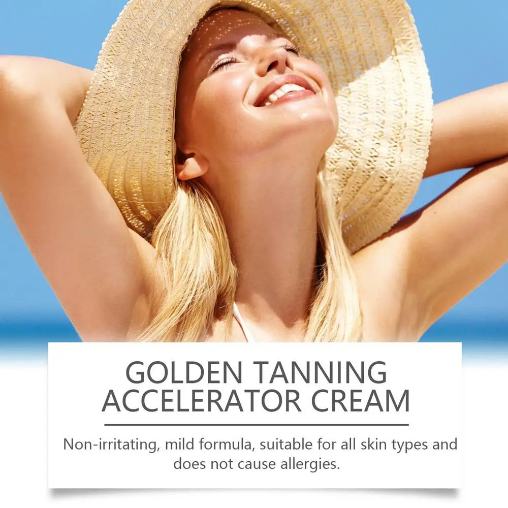 Face and Body Bronzer Tanning Cream: 🧴🌞