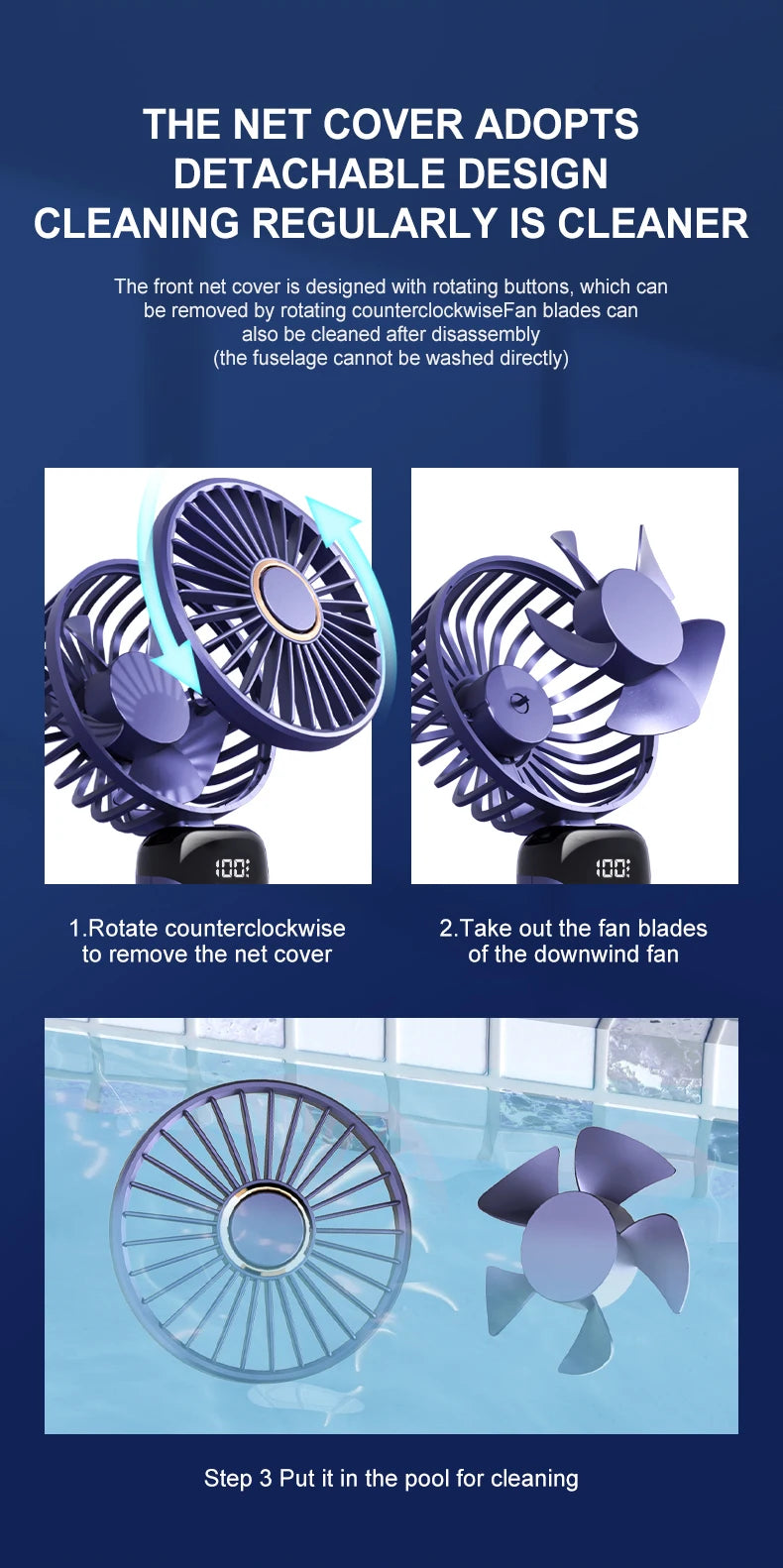 Portable Neck Hanging Mini Fan USB Rechargeable!  🧣🌬️🌀🔋