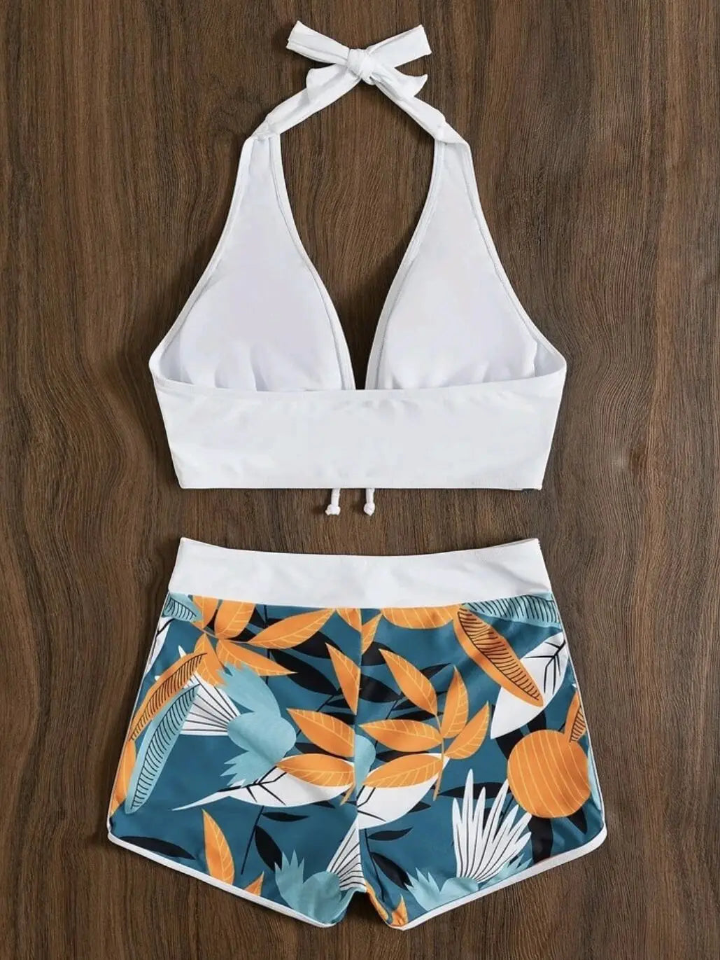 Halter High Waist Swimwear Bikini Set! 👙☀️🏖️🌊