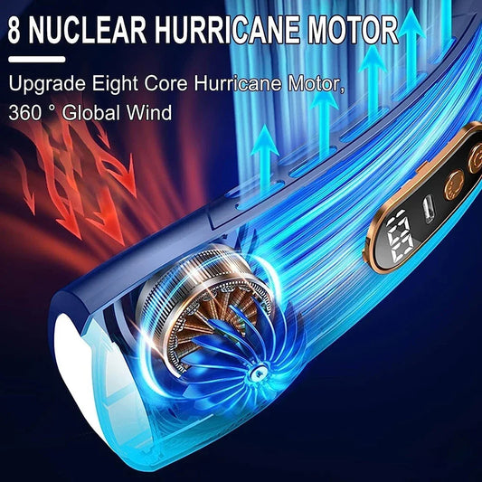 Portable Hanging Neck Fan 2025! 🧣🌬️🌀🔋
