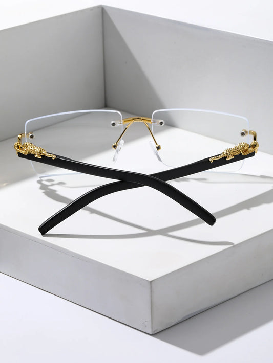 Trendy Frameless Rectangular Sunglasses! 🕶️⬛😎