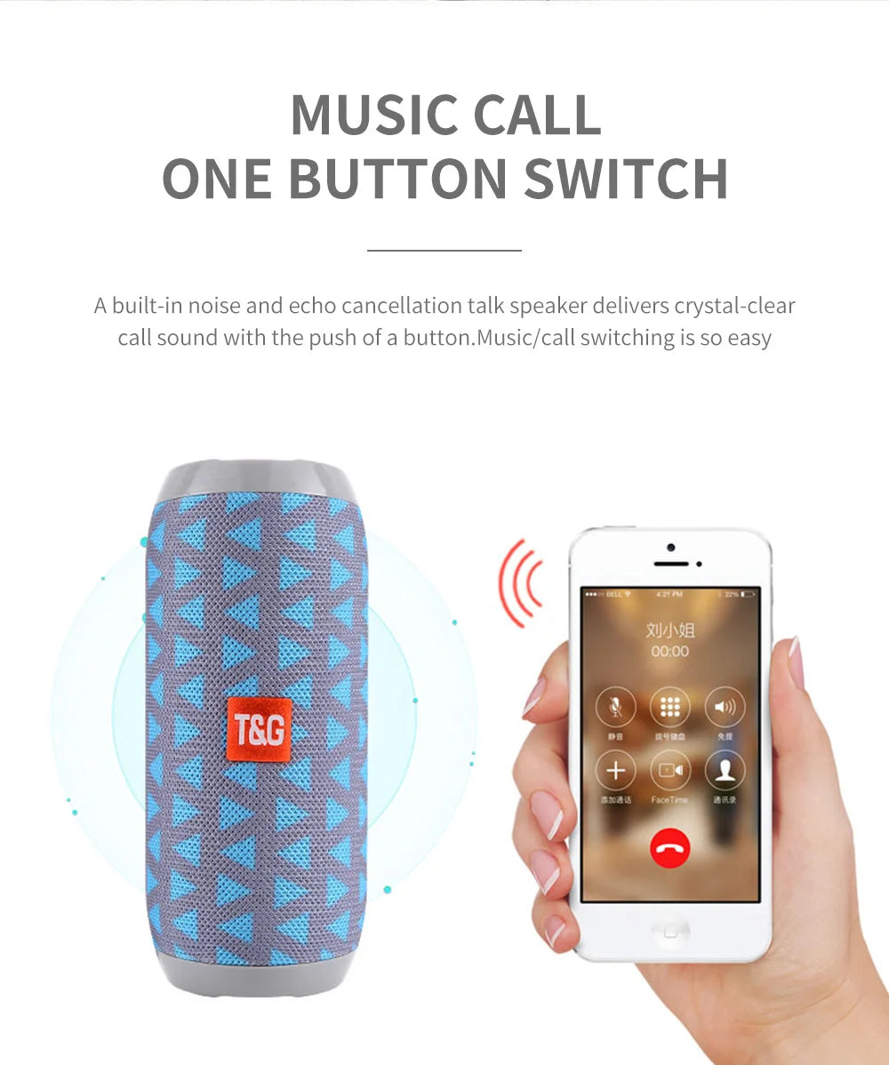 T&G Portable Bluetooth Speakers!  🔋🔊📶🎶