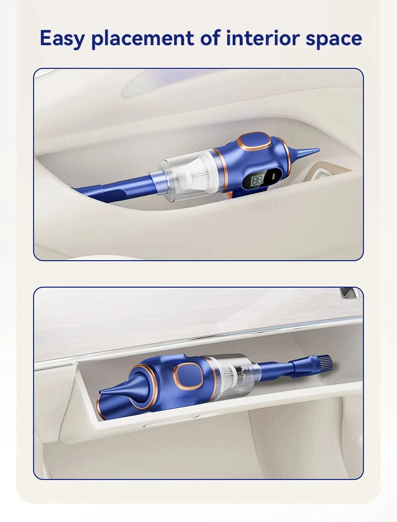 Portable Car Vacuum – Powerful, Wireless & Compact! 🚗🔋💨✨