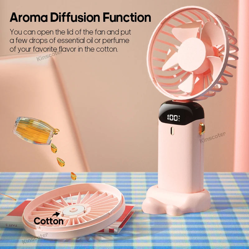 Portable Neck Hanging Mini Fan USB Rechargeable!  🧣🌬️🌀🔋