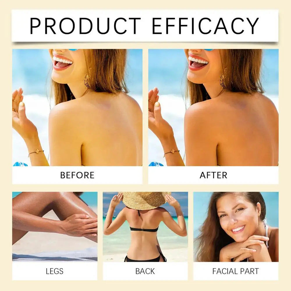 Face and Body Bronzer Tanning Cream: 🧴🌞