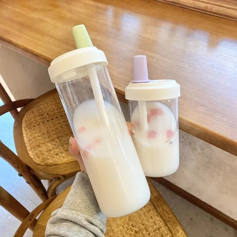 Water Bottles with Straw Cap! 🥤💧🚶‍♀️