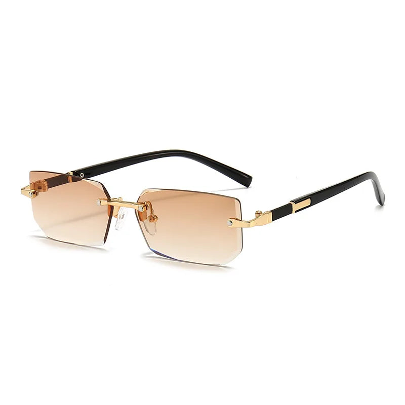 Fashion Rimless Sunglasses for Men and Women! 👓🕶️🌞