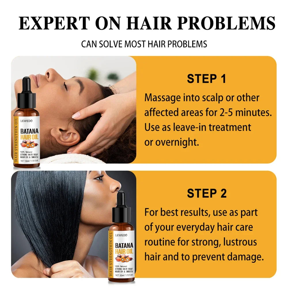 Pure Batana Hair Oil – Nature’s Secret for Strong, Shiny Hair 🌿