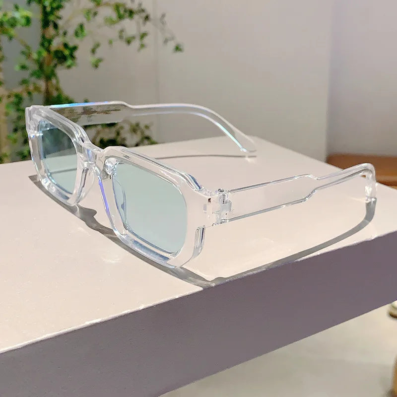 Men and Women Vintage Rectangle Frame Sunglasses! 👓🕶️🌞