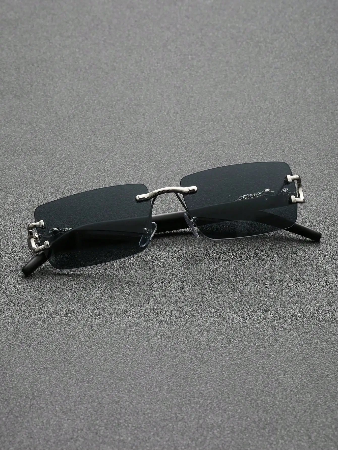 Trendy Frameless Rectangular Sunglasses! 🕶️⬛😎