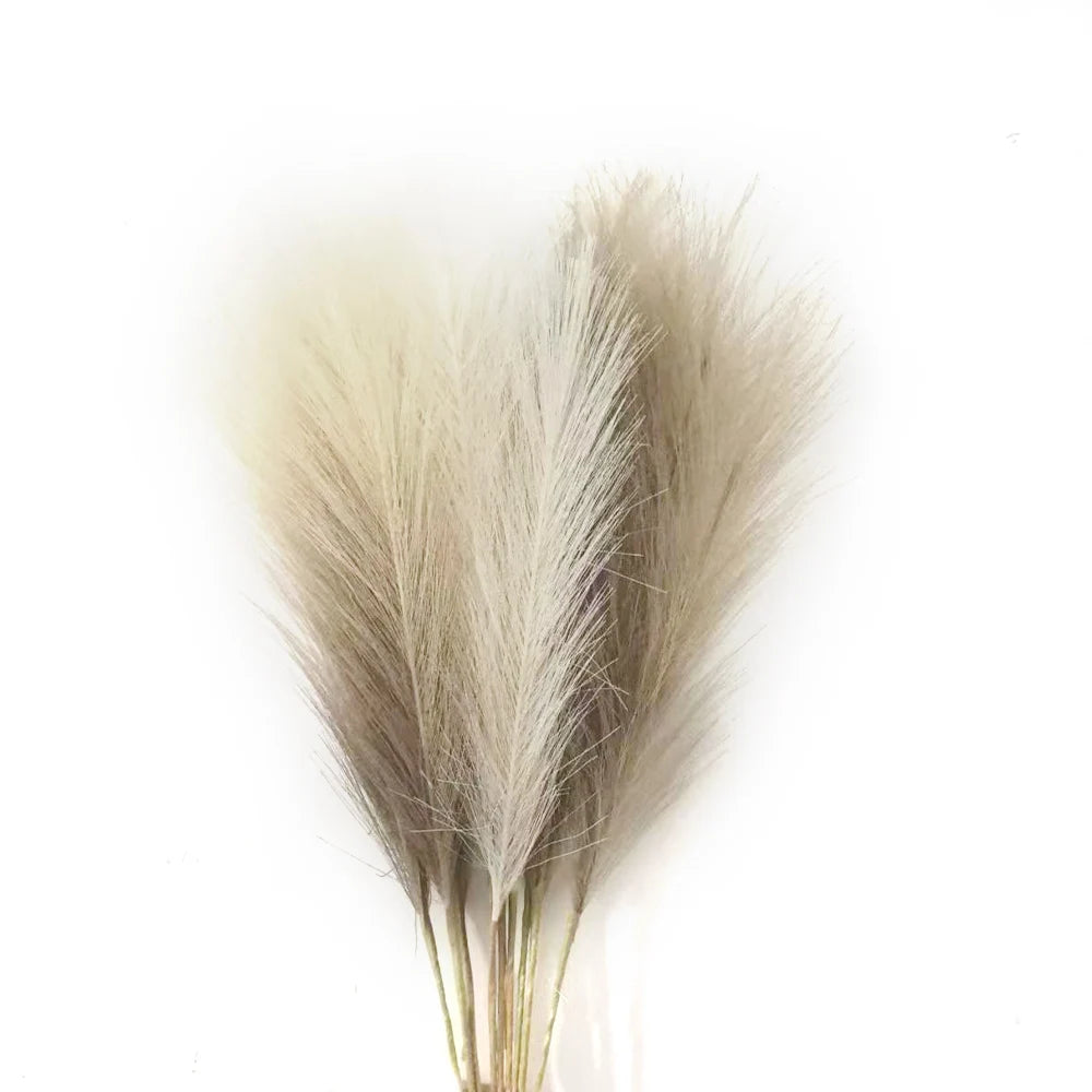 Pampas Grass Decoration Flowers Artificial 6PCS! 🏡🌾🎍