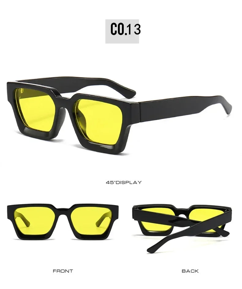 Square Women Luxury Sunglasses! 😎🟥🕶️
