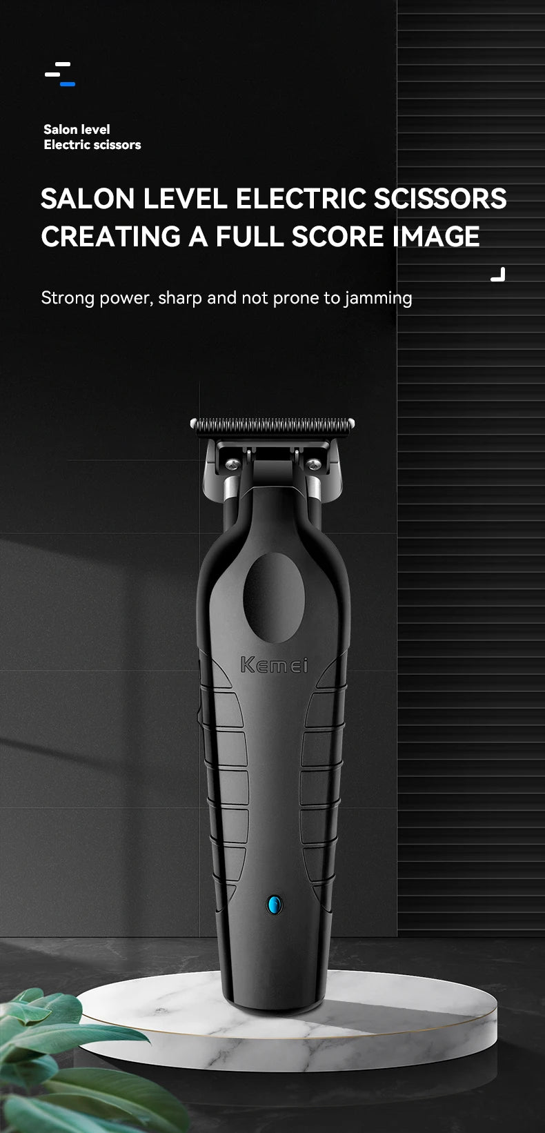 Kemei Men's Cordless Hair Clipper! 💇‍♂️🔌✂️