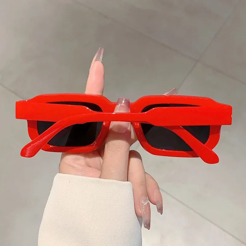 Men and Women Vintage Rectangle Frame Sunglasses! 👓🕶️🌞