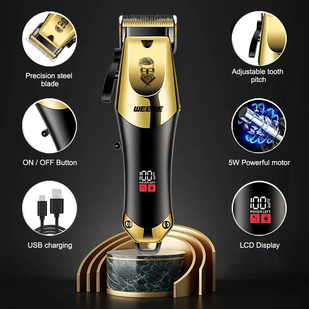 USB Rechargeable Hair Clippers for Men! 💇‍♂️🔌✂️