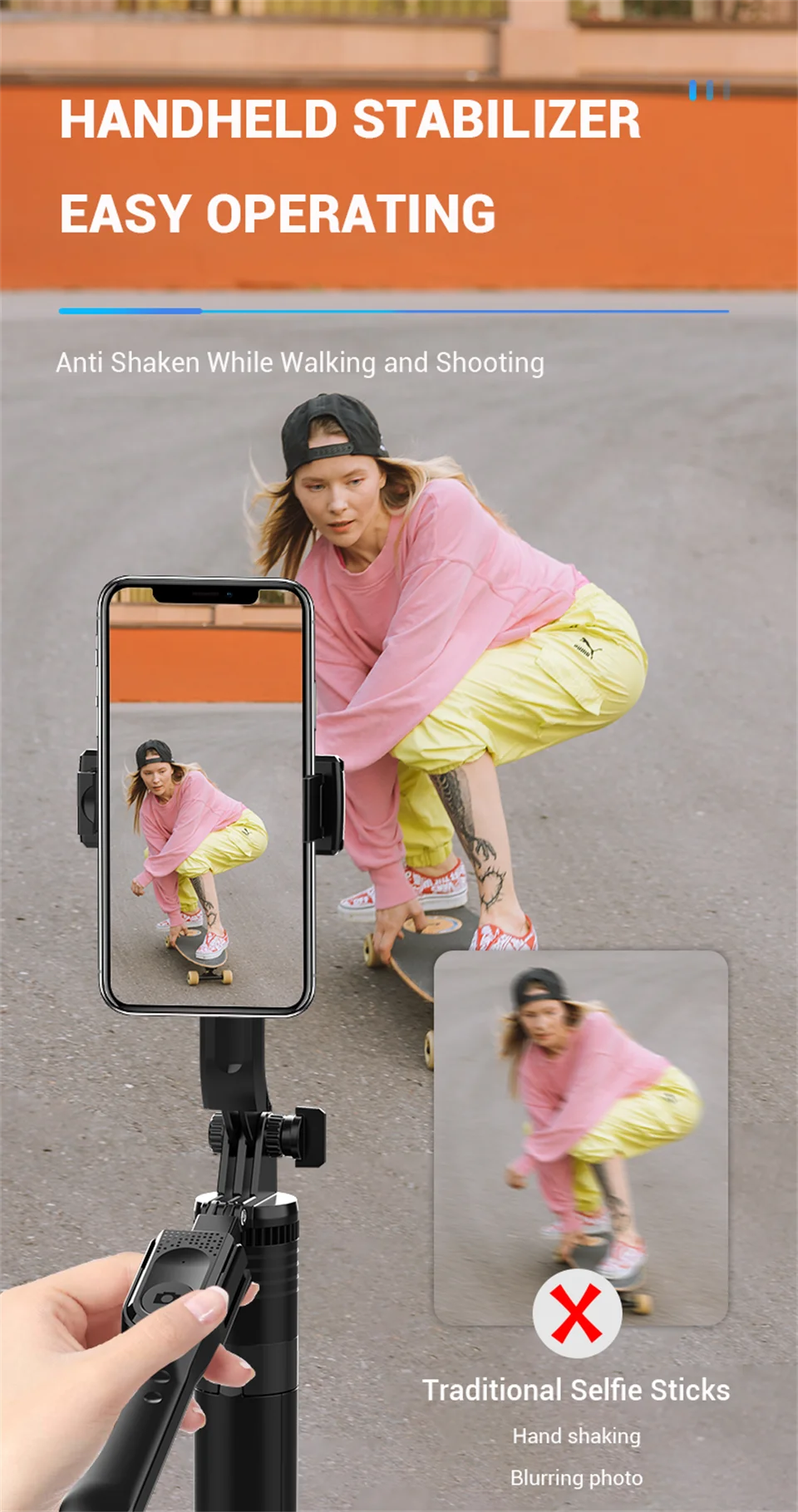 Wireless Selfie Stick Tripod Stand! 🤳📱🦯