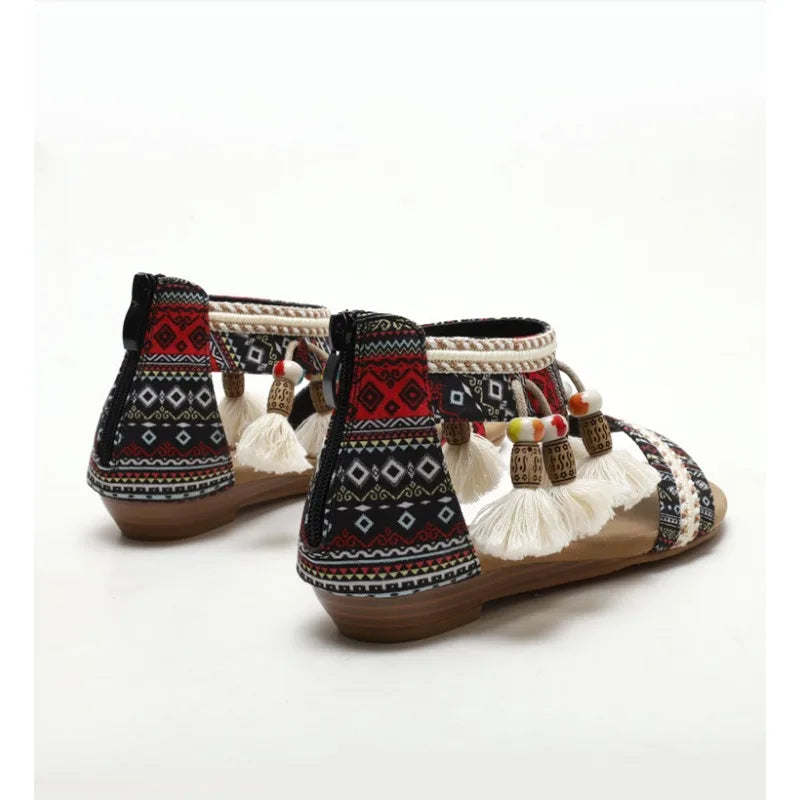 Bohemian Style Women's Sandals Flat (Summer Beach)! 👡
