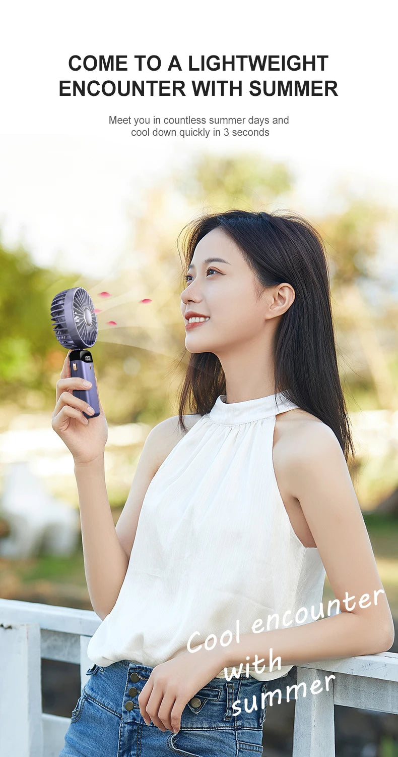 Portable Neck Hanging Mini Fan USB Rechargeable!  🧣🌬️🌀🔋