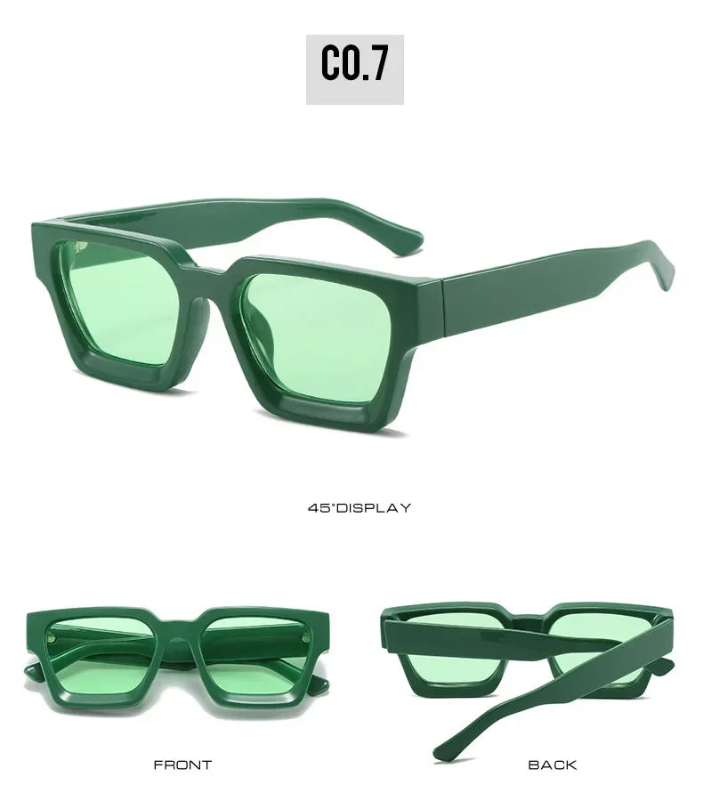 Square Women Luxury Sunglasses! 😎🟥🕶️