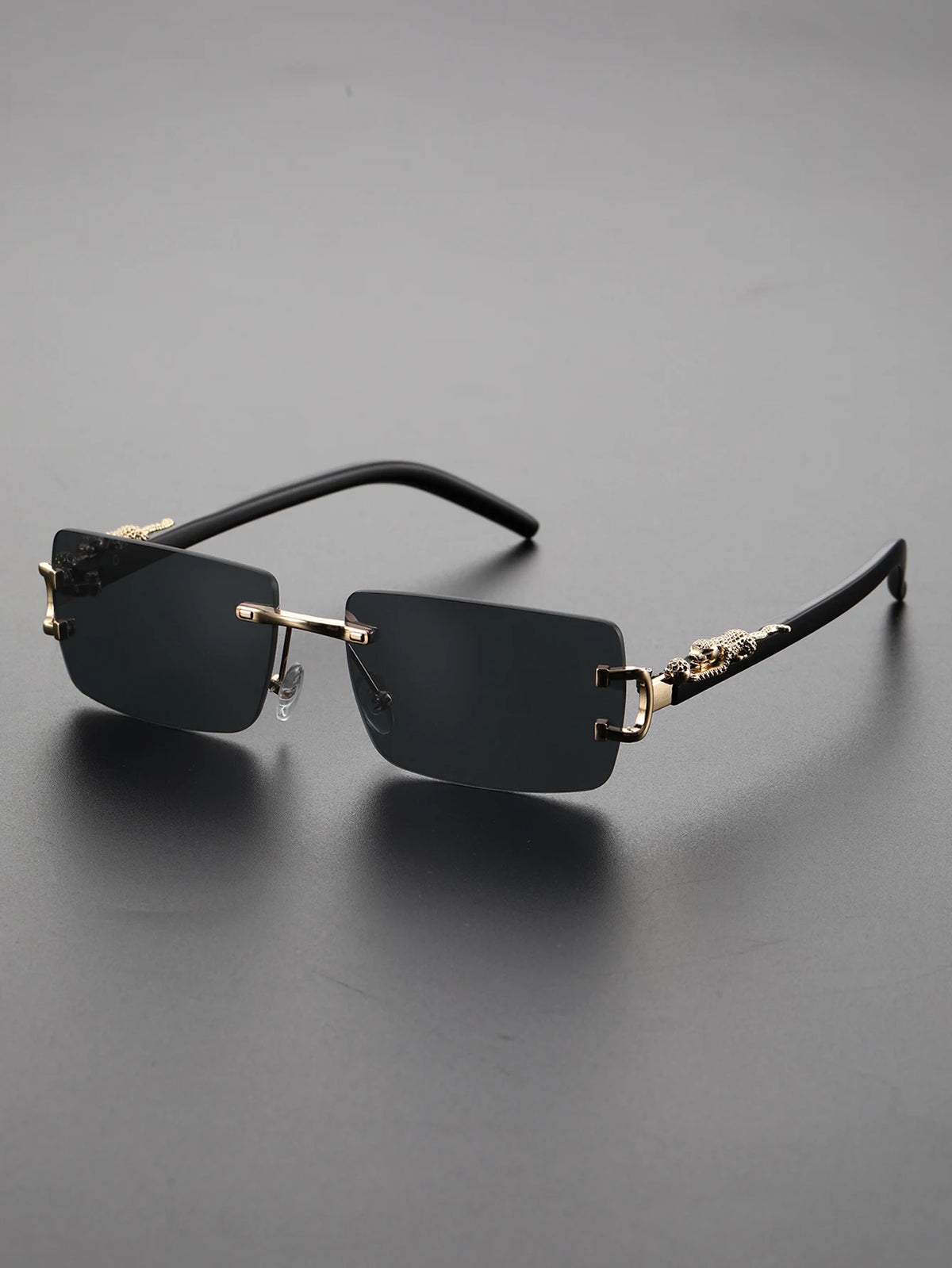 Trendy Frameless Rectangular Sunglasses! 🕶️⬛😎