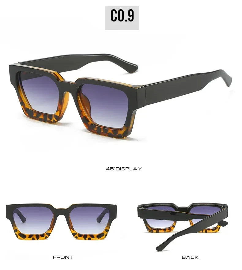 Square Women Luxury Sunglasses! 😎🟥🕶️