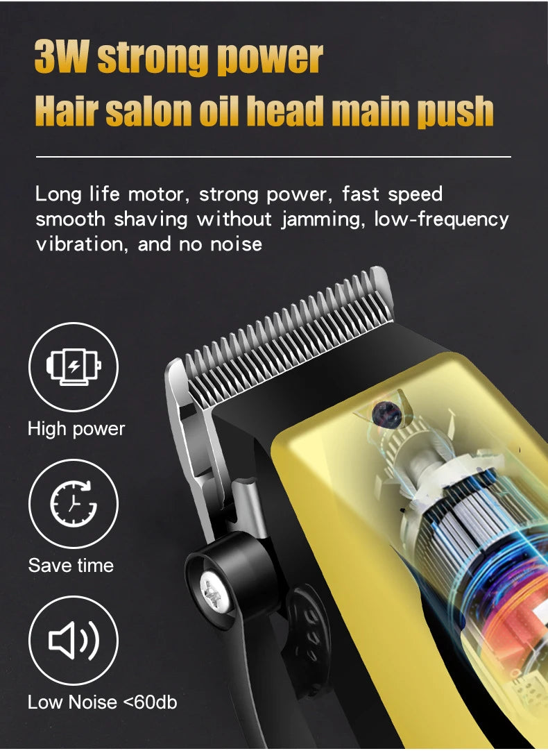 USB Rechargeable Hair Clippers for Men! 💇‍♂️🔌✂️