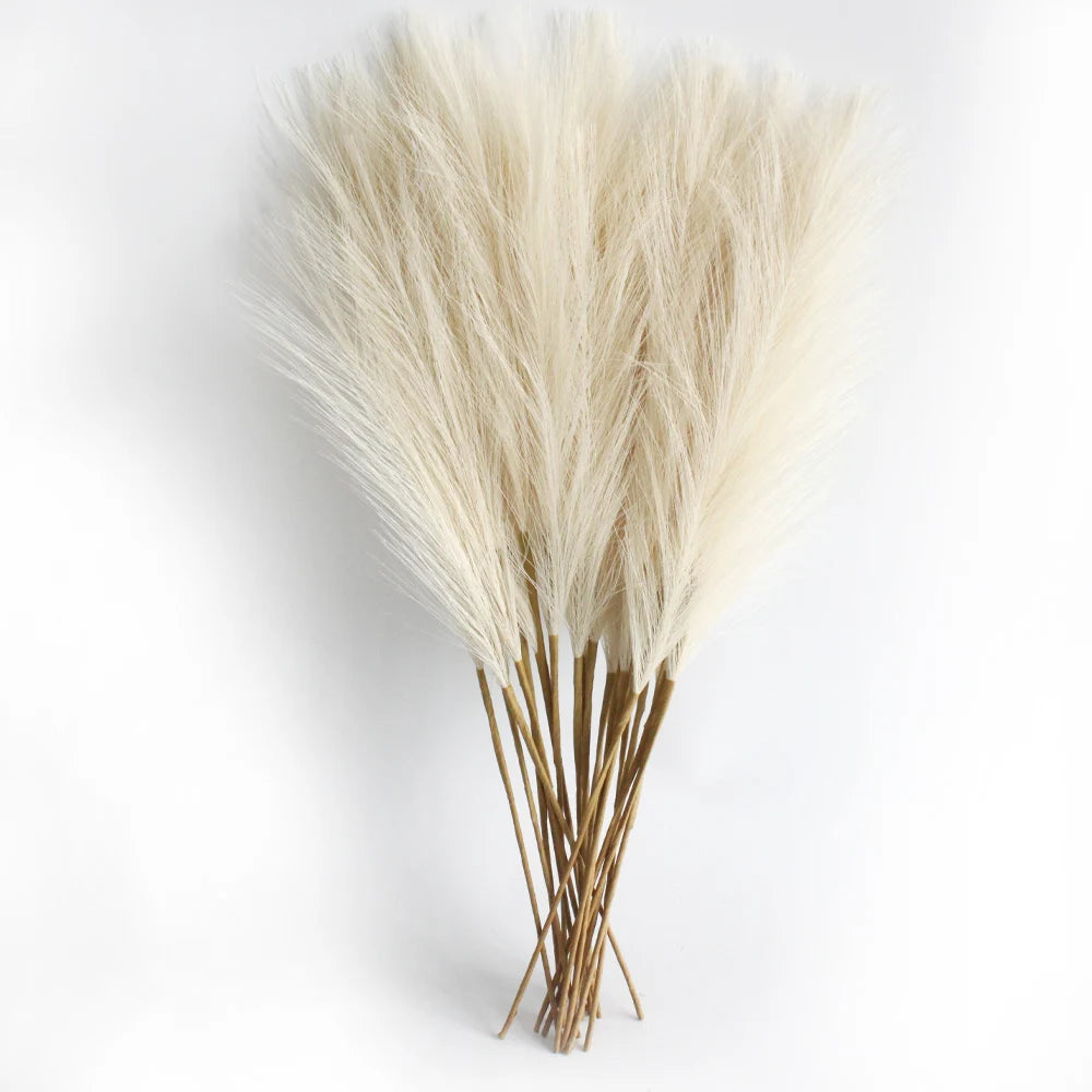 Pampas Grass Decoration Flowers Artificial 6PCS! 🏡🌾🎍