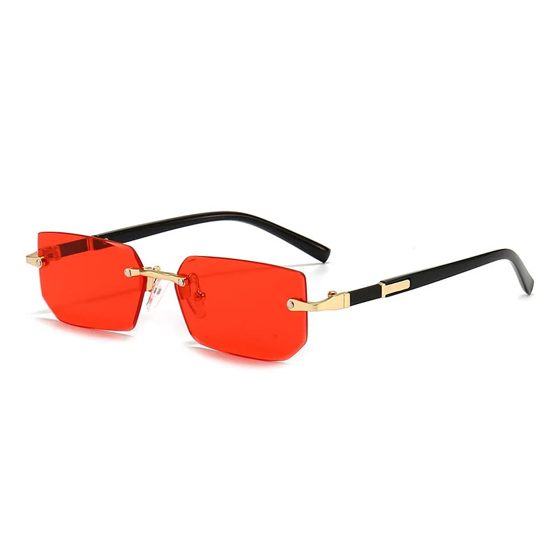Fashion Rimless Sunglasses for Men and Women! 👓🕶️🌞
