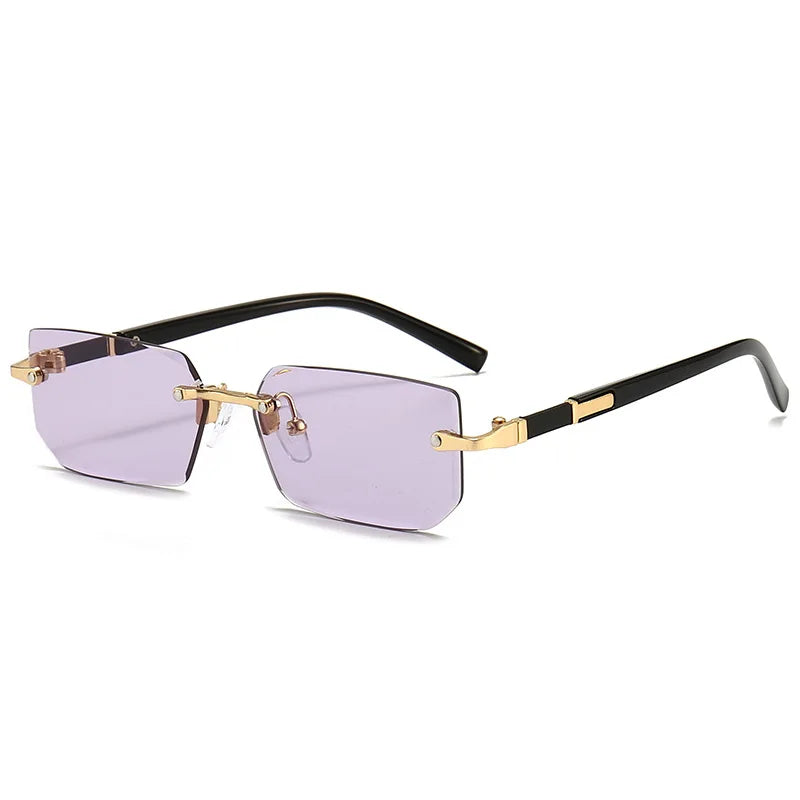 Fashion Rimless Sunglasses for Men and Women! 👓🕶️🌞