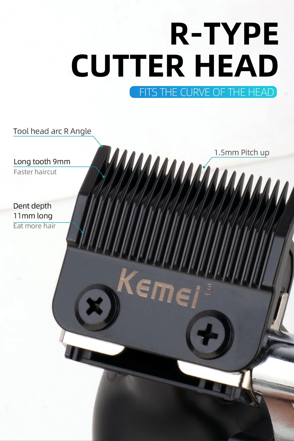 Kemei Men's Electric Hair Clipper! 💇‍♂️🔌✂️