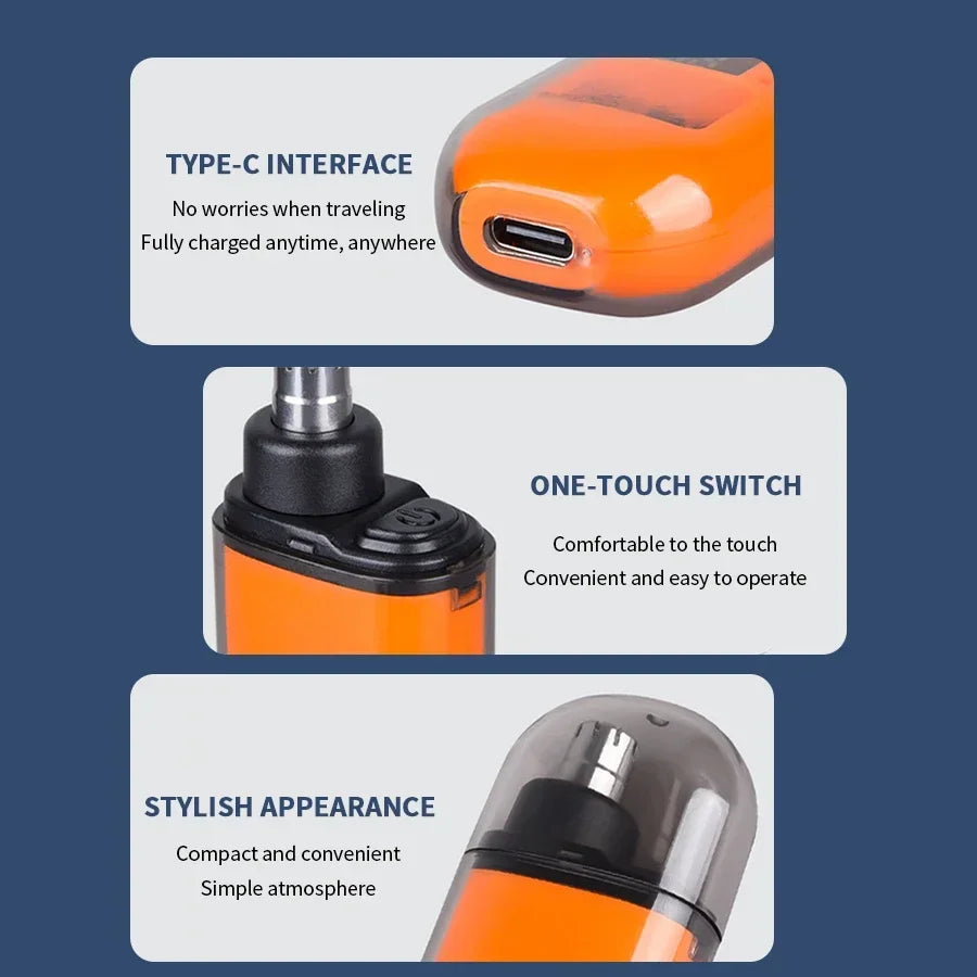 Hair Trimmer Clipper for Ear And Nose! 👃✂️🔌