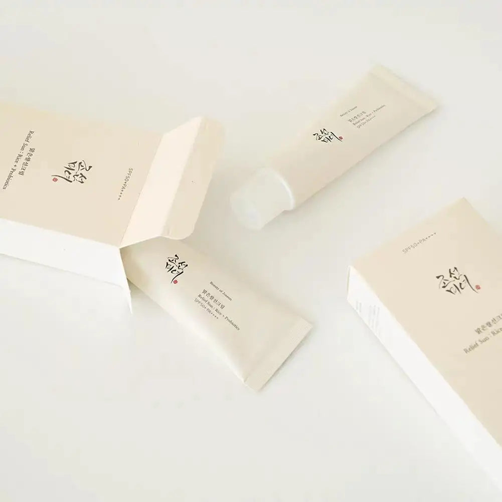 Korean Rice Organic Sunscreen SPF50+! 🧴🌞