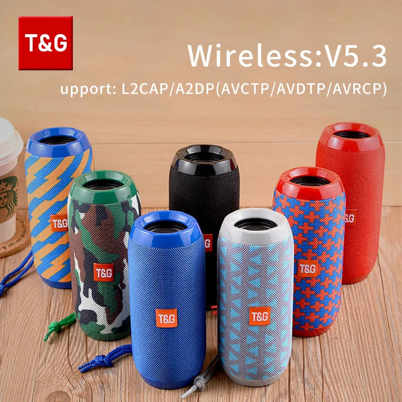 T&G Portable Bluetooth Speakers!  🔋🔊📶🎶