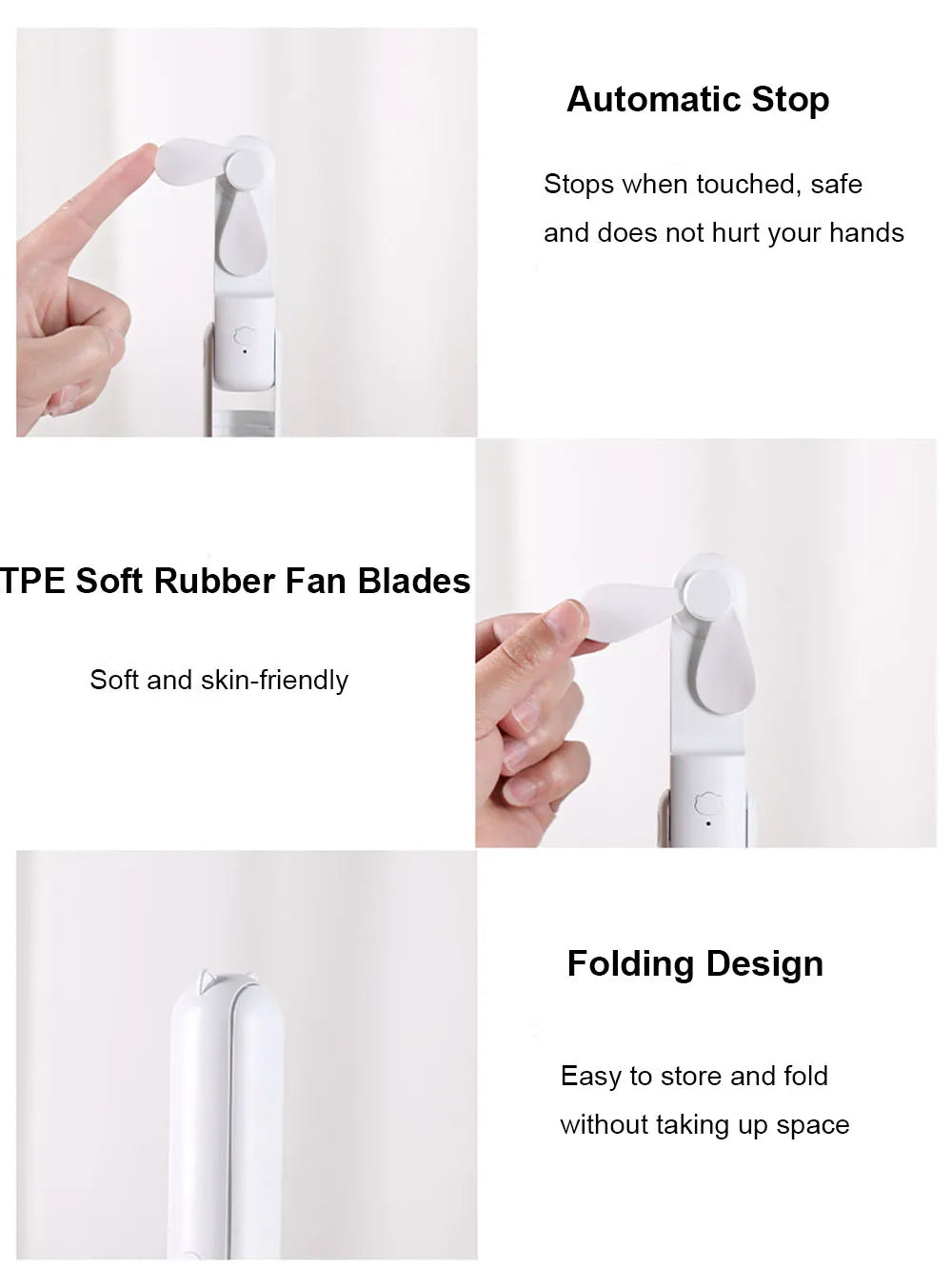 Portable Mini Handheld Fan with Power Bank! 🧣🌬️🌀🔋📱
