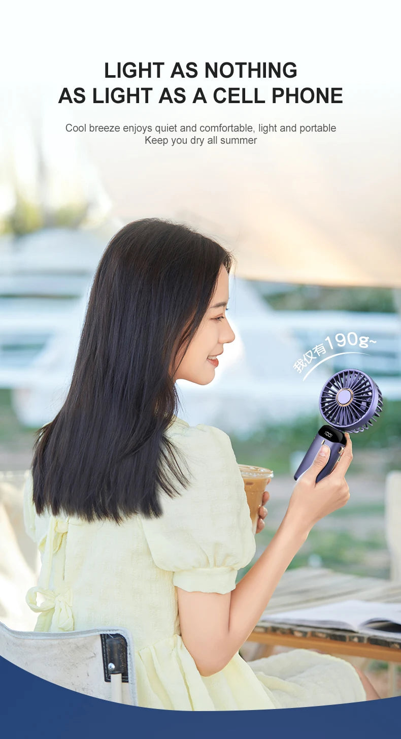 Portable Neck Hanging Mini Fan USB Rechargeable!  🧣🌬️🌀🔋
