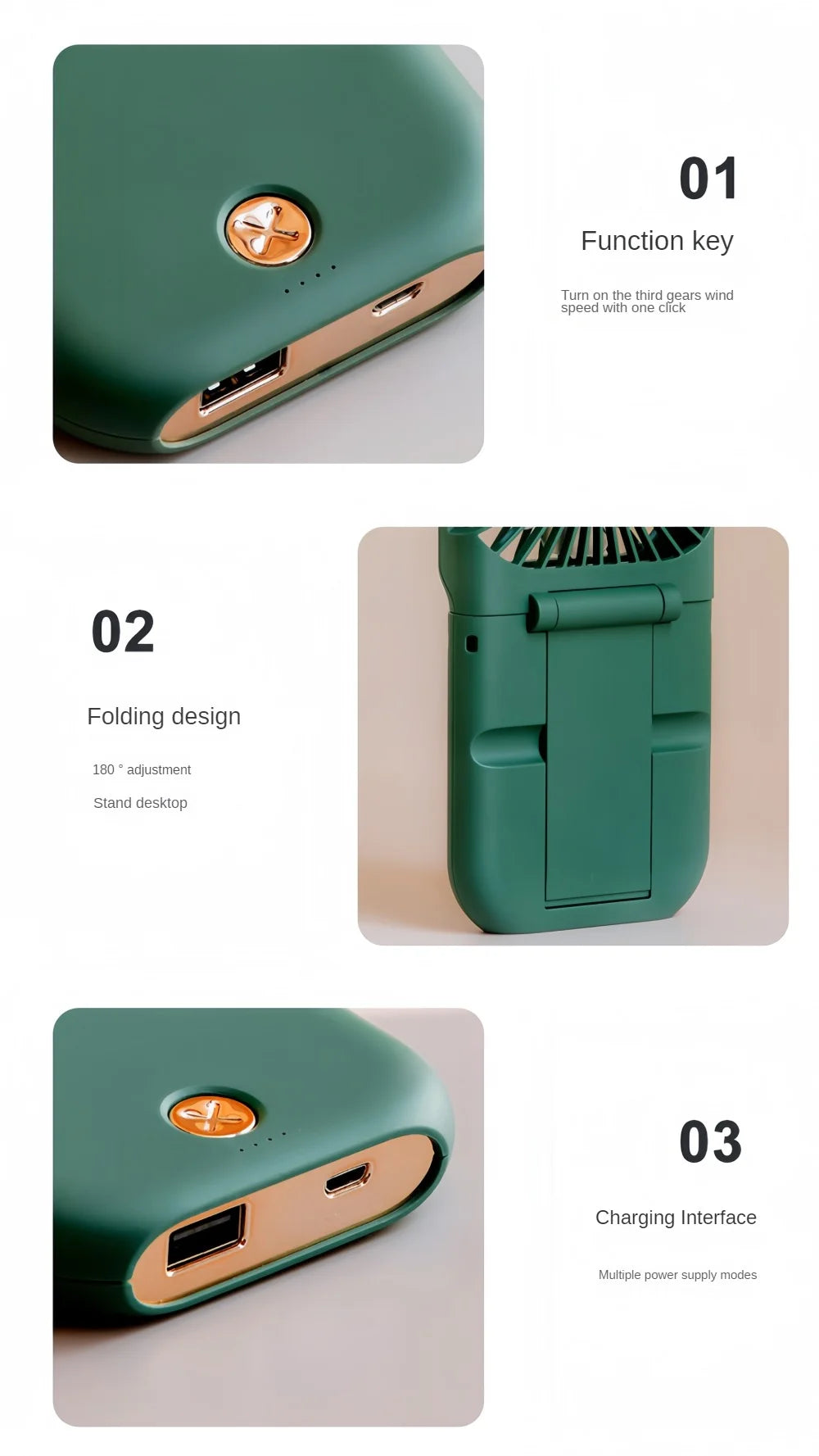 Portable USB Fan with Power Bank! 🧣🌬️🌀🔋📱