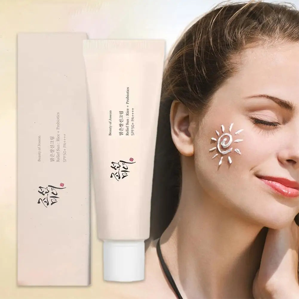 Korean Rice Organic Sunscreen SPF50+! 🧴🌞
