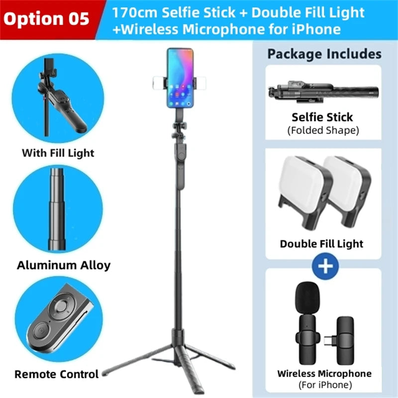 Wireless Selfie Stick Tripod Stand! 🤳📱🦯