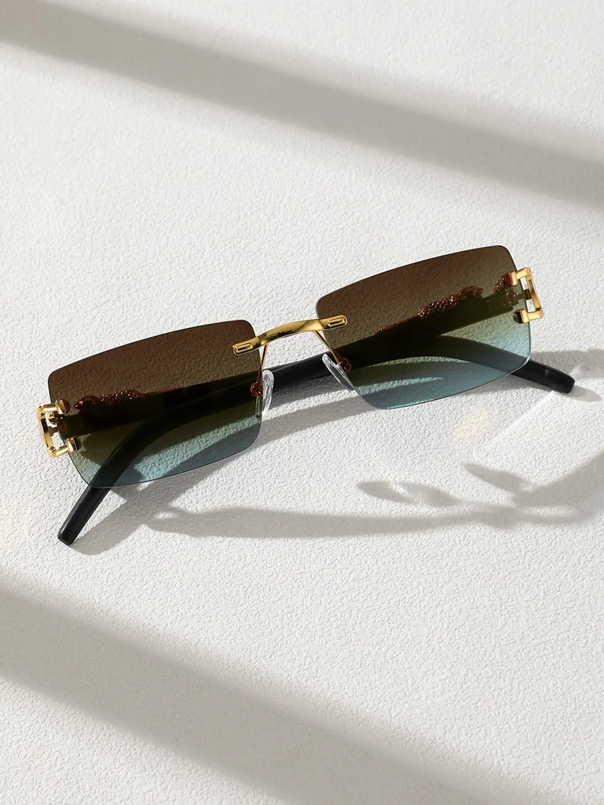Trendy Frameless Rectangular Sunglasses! 🕶️⬛😎