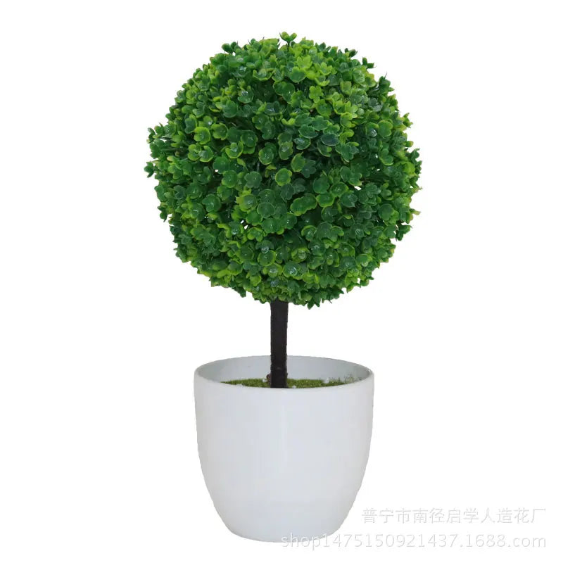 Bonsai Small Tree Simulation Plants Flowers Artificial! 🌳🪴🍃
