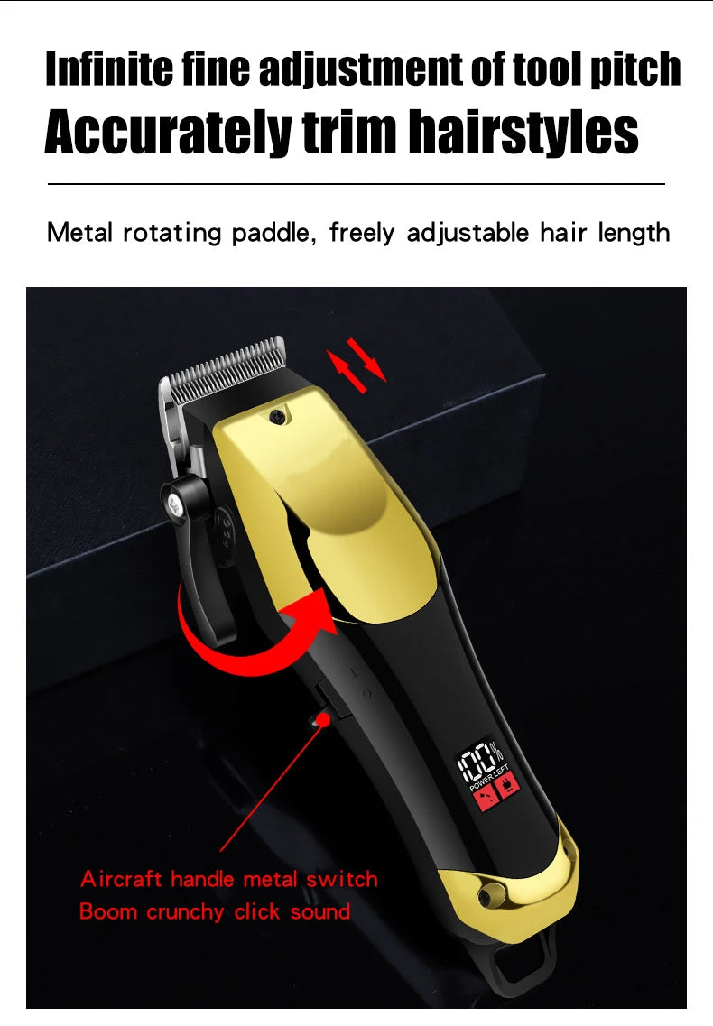 USB Rechargeable Hair Clippers for Men! 💇‍♂️🔌✂️