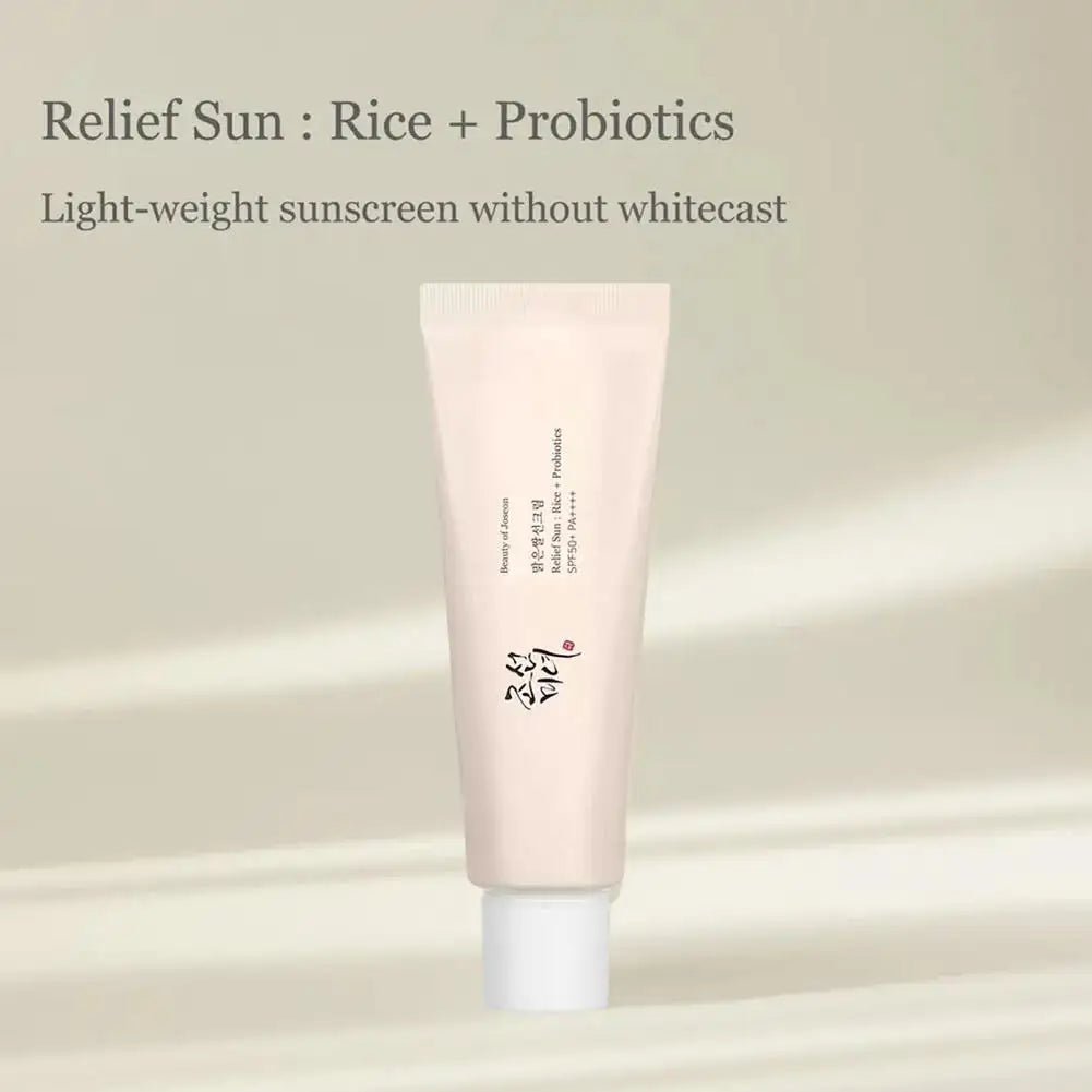 Korean Rice Organic Sunscreen SPF50+! 🧴🌞